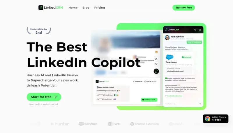 LinkedCRM AI screenshot