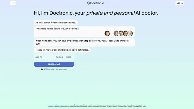 Doctronic screenshot