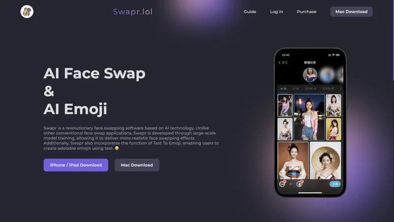 Swapr screenshot
