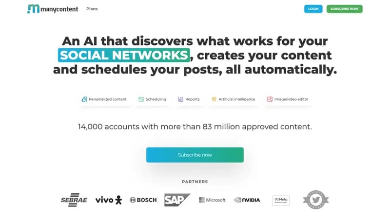 Manycontent screenshot