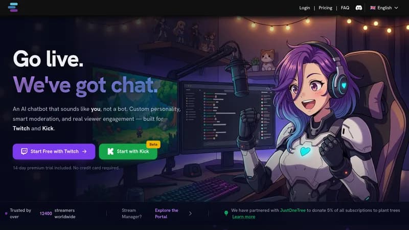 streamchat ai website