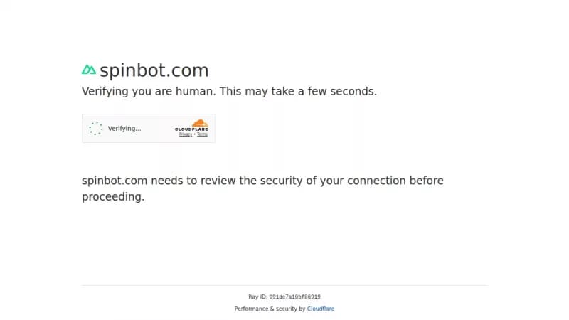 SpinBot screenshot