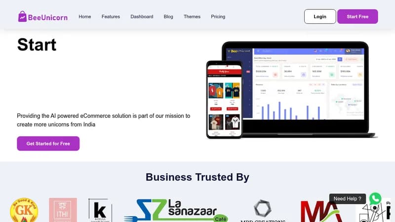 beeunicorn website