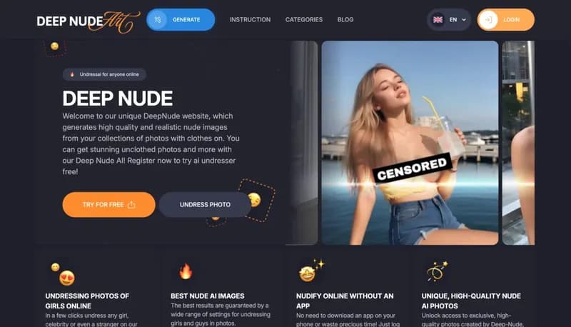 Deep Nude AI Generator screenshot