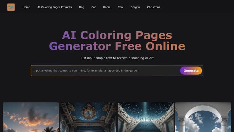 ai coloring pages generator website