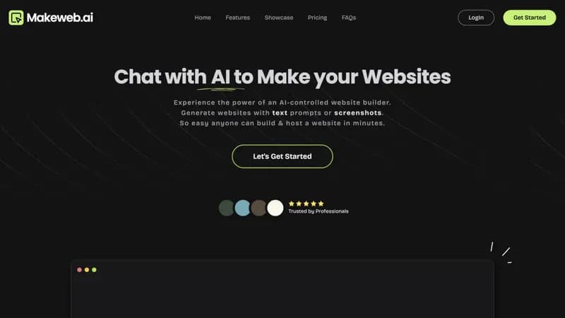 Makeweb.ai screenshot