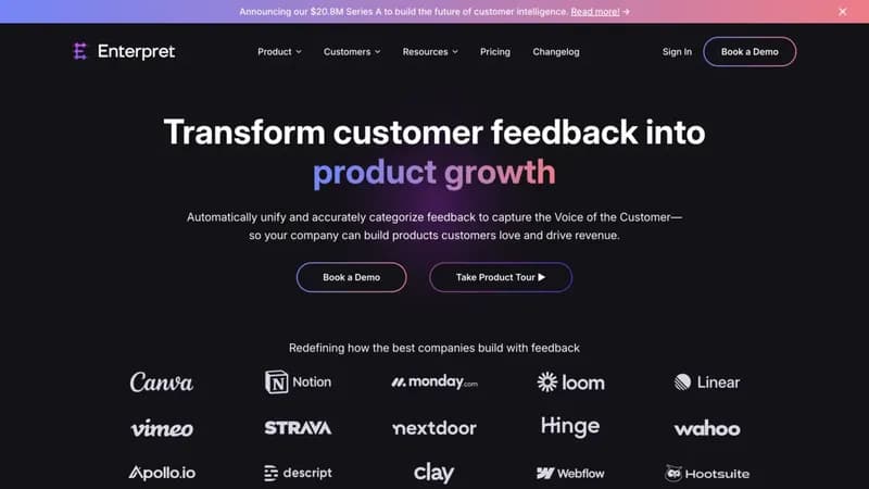 Enterpret screenshot