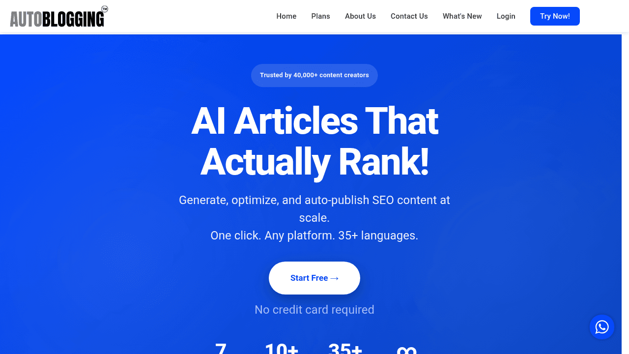 autoblogging.ai website