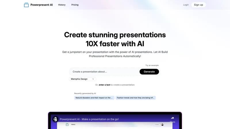 Powerpresent AI screenshot