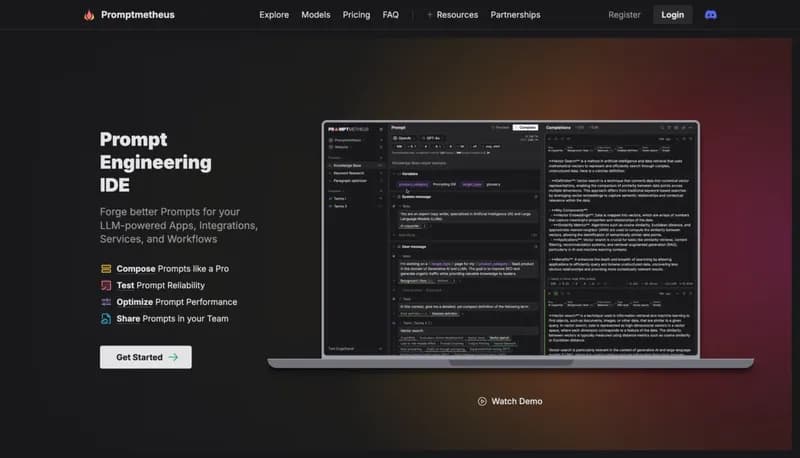 Promptmetheus screenshot