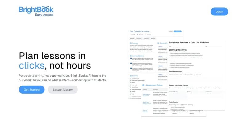 BrightBook screenshot