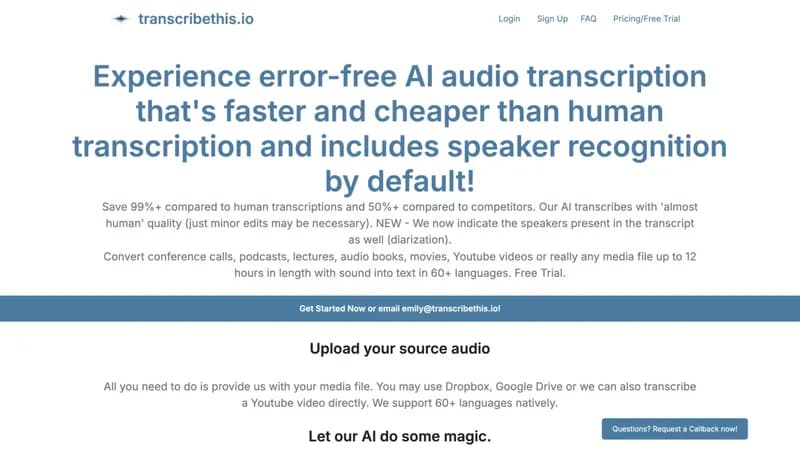 transcribethis.io screenshot