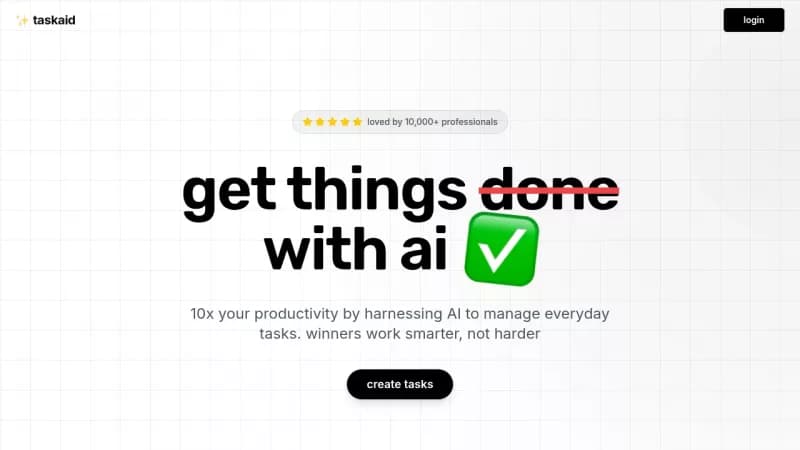Taskaid AI screenshot