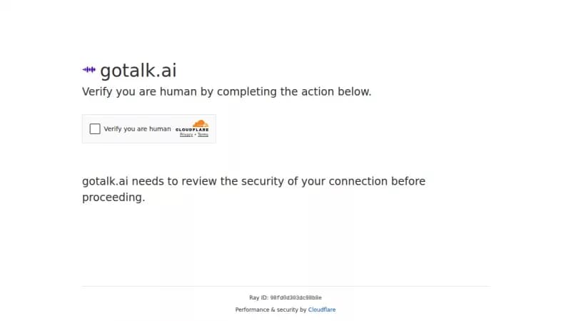 Gotalk.ai screenshot