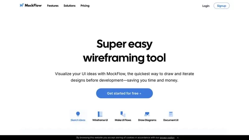 MockFlow screenshot