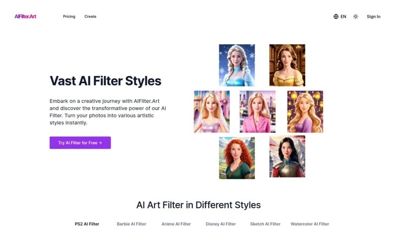 AIFilter.Art screenshot