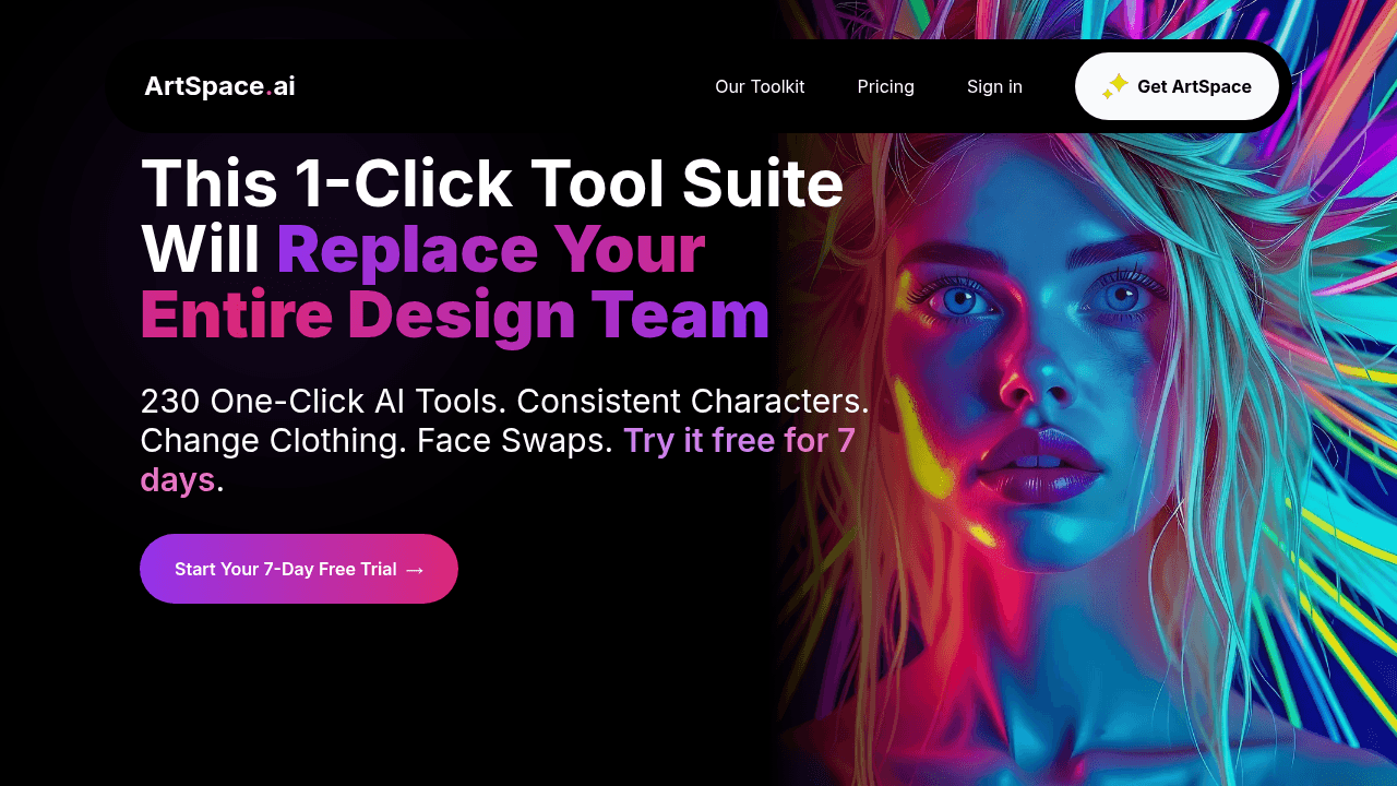 artspace.ai website