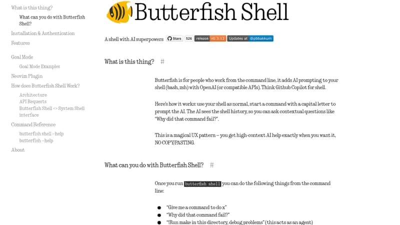 butterfish shell website