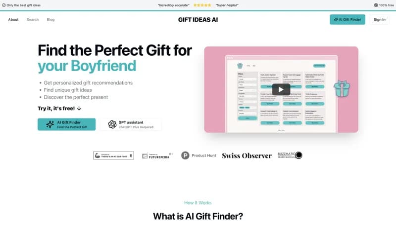 Gift Ideas AI screenshot