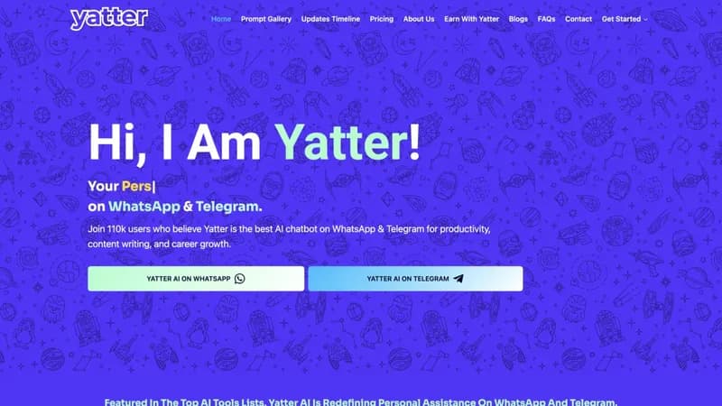 Yatter AI screenshot