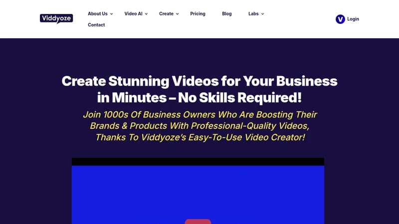 viddyoze website