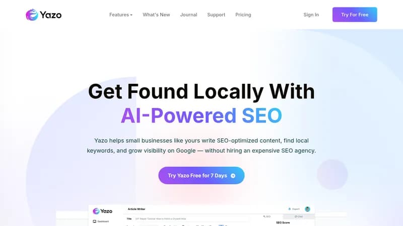 yazo website