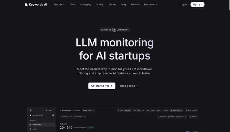 Keywords AI screenshot