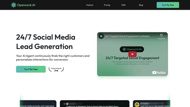 Opencord AI screenshot