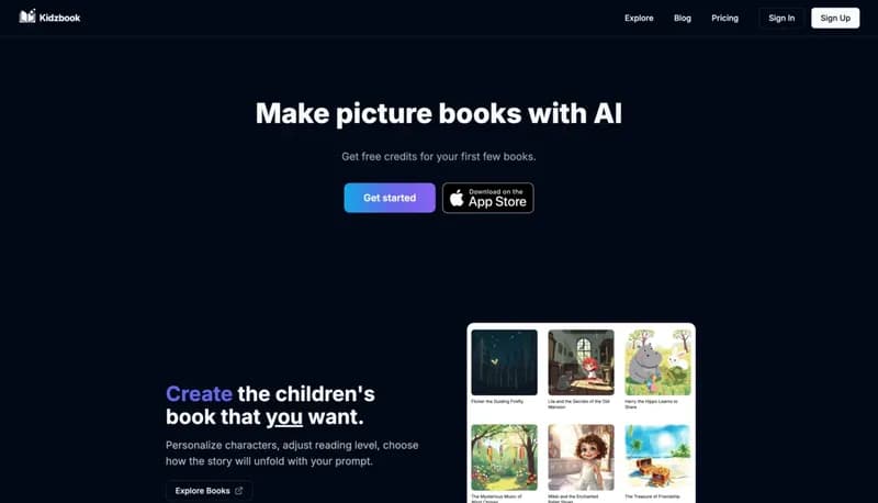 Kidzbook screenshot