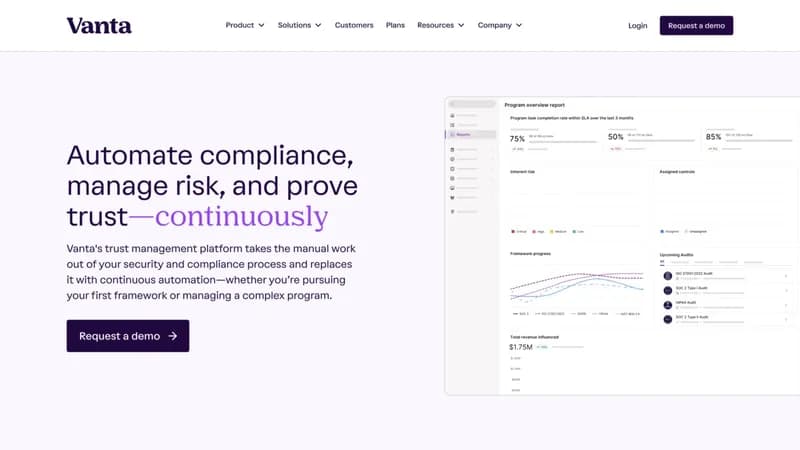 Vanta screenshot