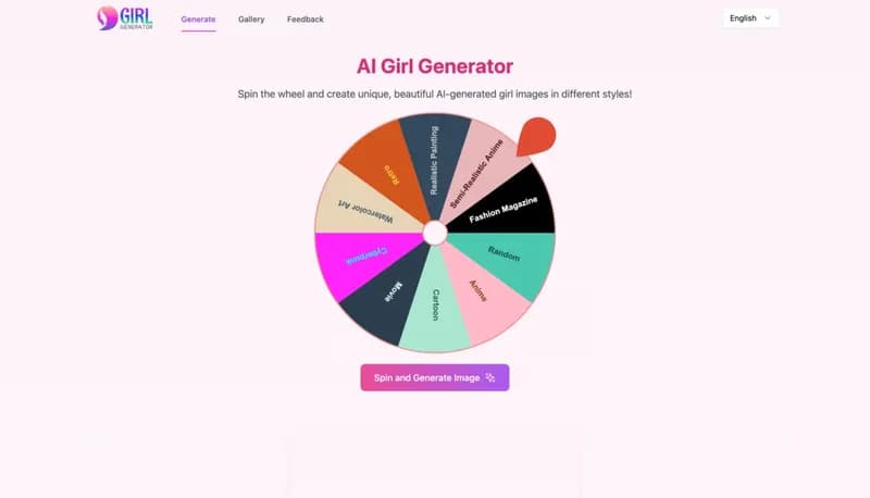 AI Girl Generator screenshot