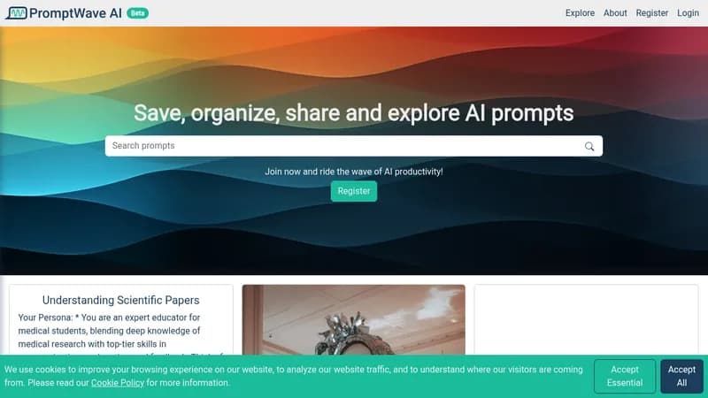 promptwave ai website