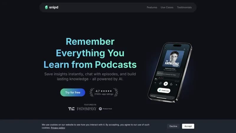 Snipd screenshot