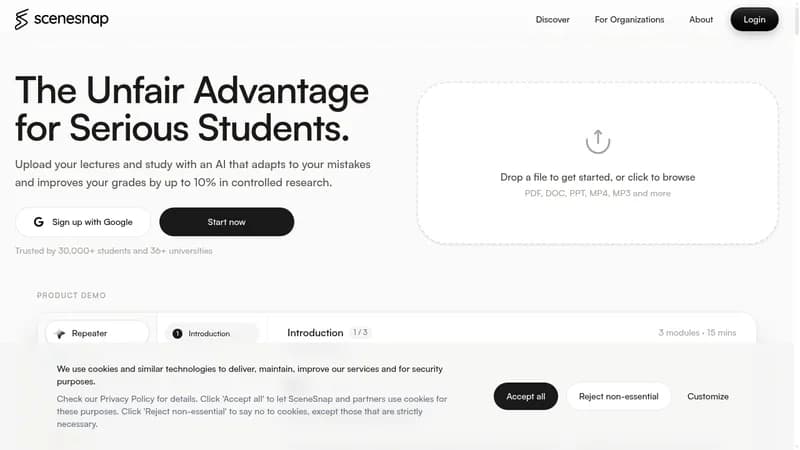scenesnap website