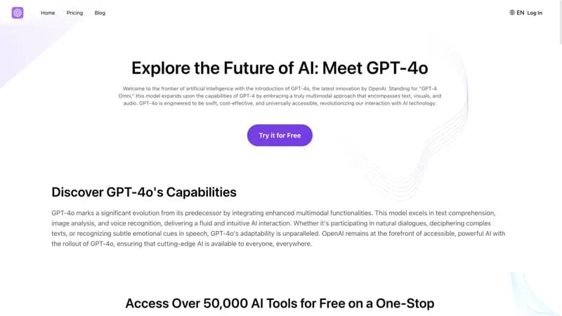 GPT-4o screenshot