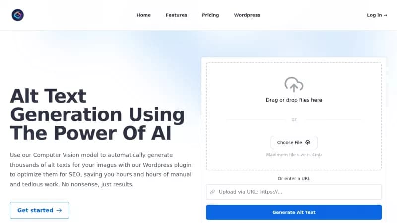 Alt Text Generator screenshot