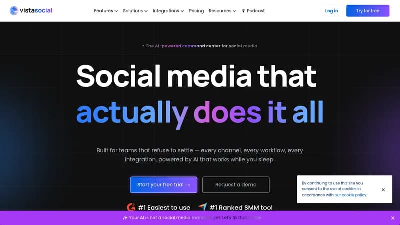 vista social website