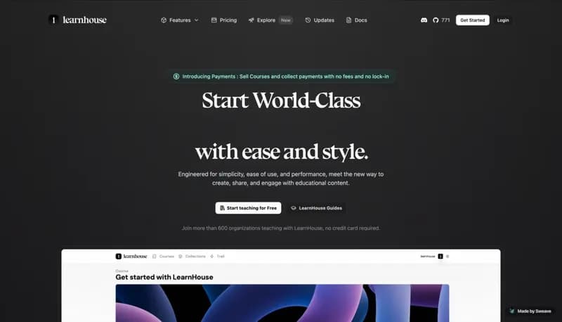 LearnHouse screenshot