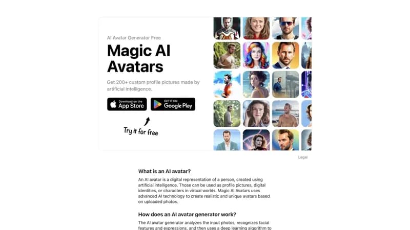 Magic AI Avatars screenshot