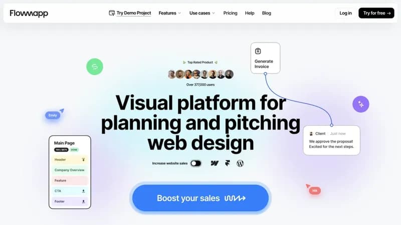 Flowmapp screenshot
