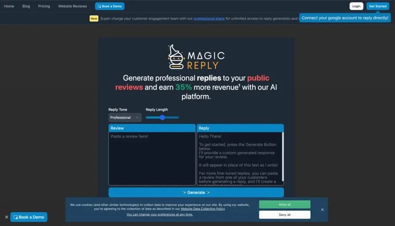 MagicReply AI screenshot