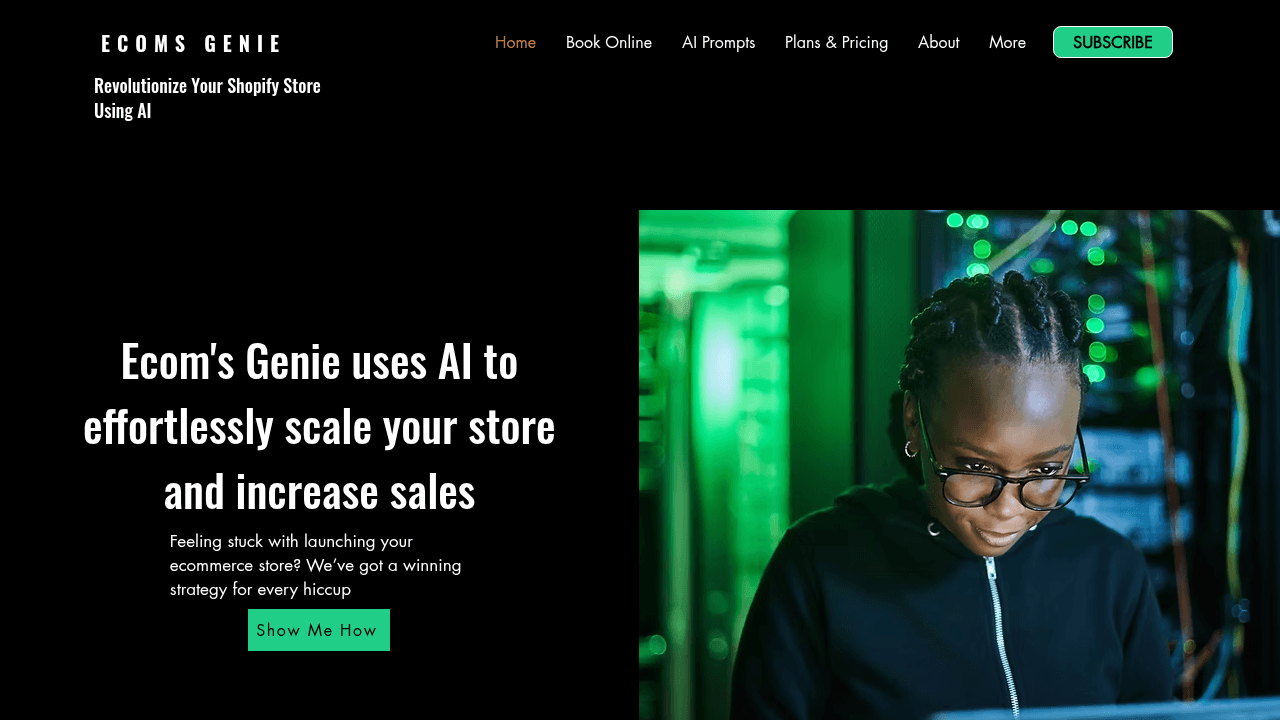 ecoms genie website