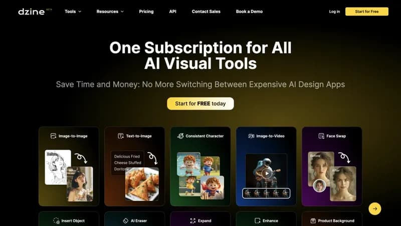 Dzine (formerly Stylar.ai) screenshot