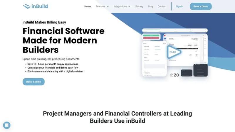 inBuild screenshot