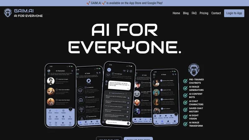 gaim.ai website