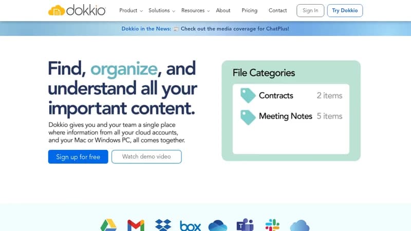 dokkio website