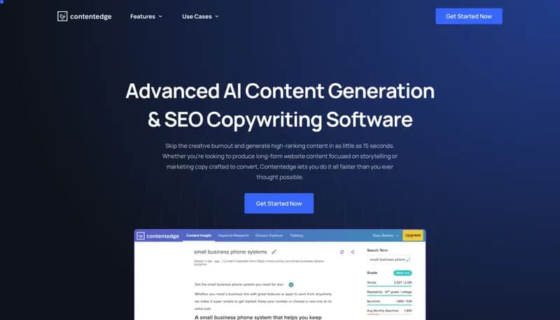 ContentEdge screenshot
