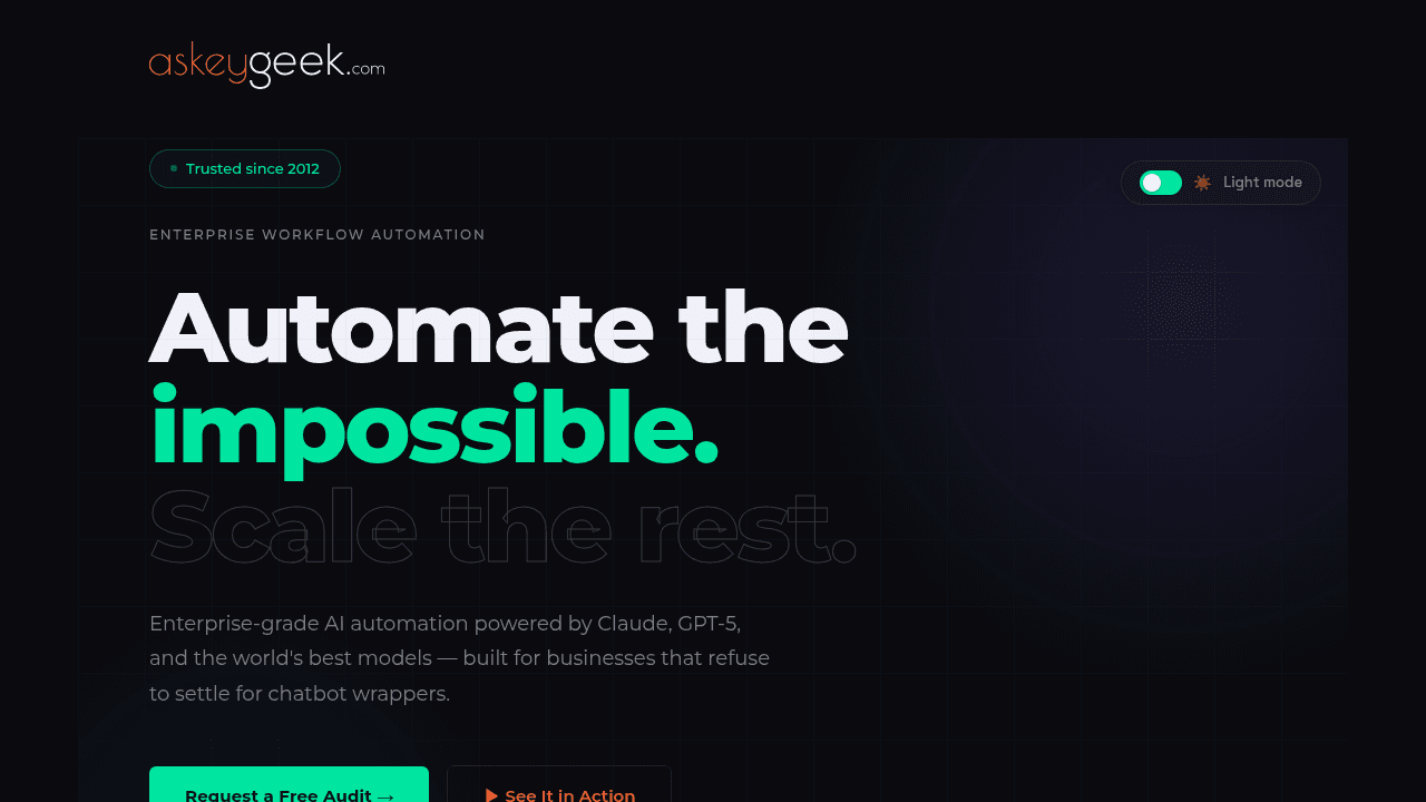 askeygeek website