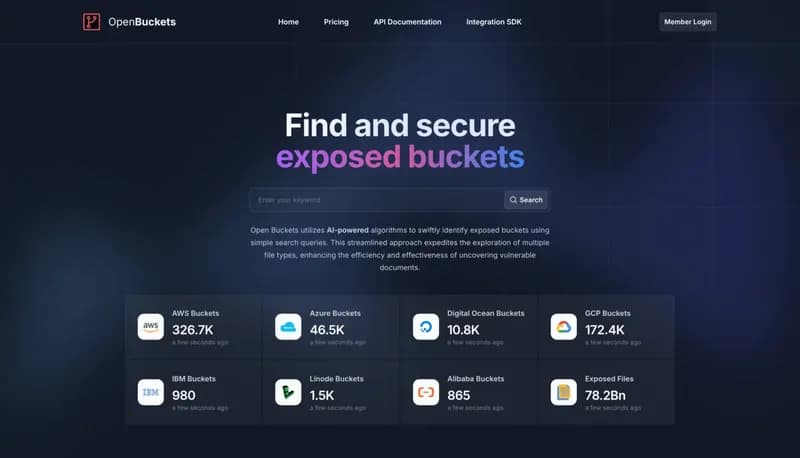 OpenBuckets screenshot