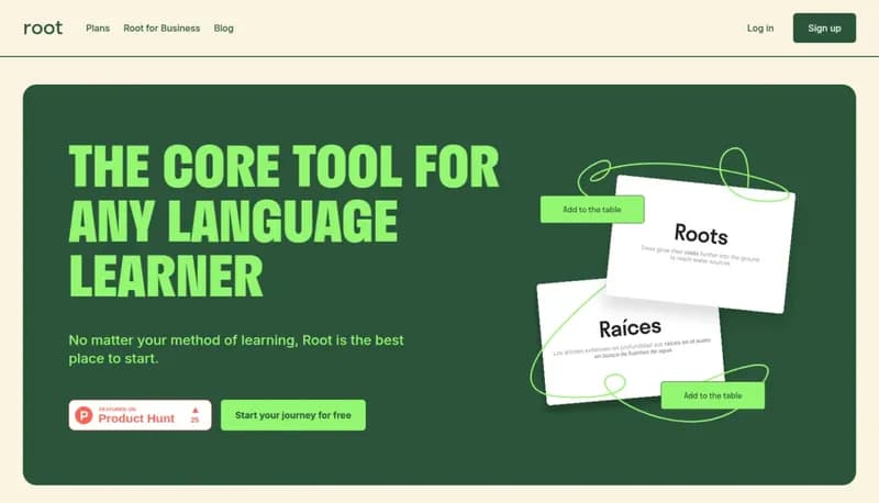 Root Vocab screenshot